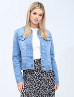 Light Wash Stretch Denim Jacket by Baccini