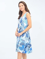 Sleeveless 3-in-1 Printed Adjustable Length Dress by Tango Mango