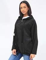 Short Hooded Ultralight Windshell Jacket by Froccella