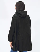 Long High Collar Ultralight Windshell Jacket by Froccella