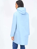 Long High Collar Ultralight Windshell Jacket by Froccella