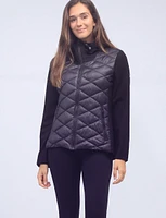 Palma Vegan Lightweight Quilted Polyfill Hooded Jacket by Saki