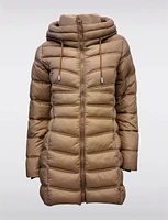 Vegan Quilted Lightweight Puffer Jacket With Hood by Point Zero