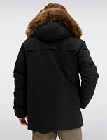 Vegan Down Weatherproof Hooded Parka Jacket by Point Zero