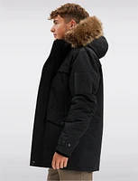 Vegan Down Weatherproof Hooded Parka Jacket by Point Zero