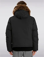 Versatile Weatherproof Hooded Bomber Jacket With Eco-Down by Point Zero