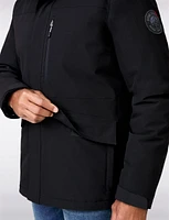 3-in-1 Hooded Fleece-Lined Jacket with Removable Interior Puffer by Free Country