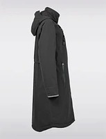 Long Weatherproof Raincoat With Eco-Luxe Detachable Hood by Frandsen