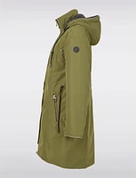 Recycled 2-in-1 Reversible Detachable Hooded Windproof Raincoat by Frandsen