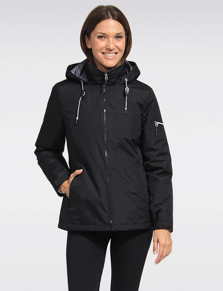 Versatile 3-in-1 Multi-layer Recycled Hooded Jacket by Free Country