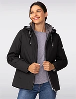 Versatile 3-in-1 Multi-layer Recycled Hooded Jacket by Free Country