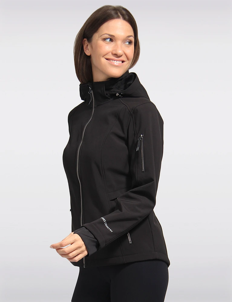 Recycled Hooded Softshell Jacket by Free Country