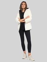 Plush Comfort Cozy High Collar Zip-Up Jacket By Free Country