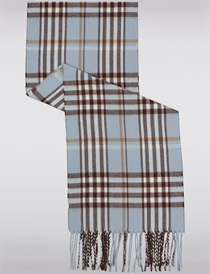 Classic Soft Lightweight Plaid Scarf by Froccella