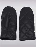 Square Quilted Soft Fleece Lined Mittens by Nicci