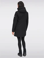 Polyloft Wind & Water-Resistant Hooded Vegan Parka Jacket by Saki