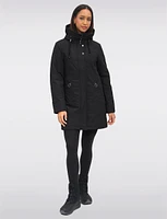 Polyloft Wind & Water-Resistant Hooded Vegan Parka Jacket by Saki