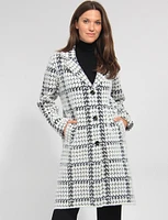 Elegant Knit Ultrasoft Patterned Cozy Sweater Coat by Vince Camuto