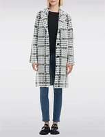 Elegant Knit Ultrasoft Patterned Cozy Sweater Coat by Vince Camuto