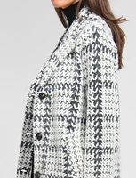 Elegant Knit Ultrasoft Patterned Cozy Sweater Coat by Vince Camuto