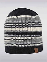 Sophisticated Striped Knit Beanie with a Soft Internal Fleece Band by Bula