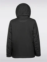 Double Hood Zip-Up Parka with Detachable Inner Hooded Bib by Geox