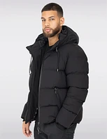 Sleek Matte Lightweight Water-Repellent Down Puffer Jacket by Sicily