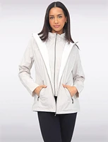 Vegan ActivTech® Hooded Windbreaker With Inner Bib by Saki Sport