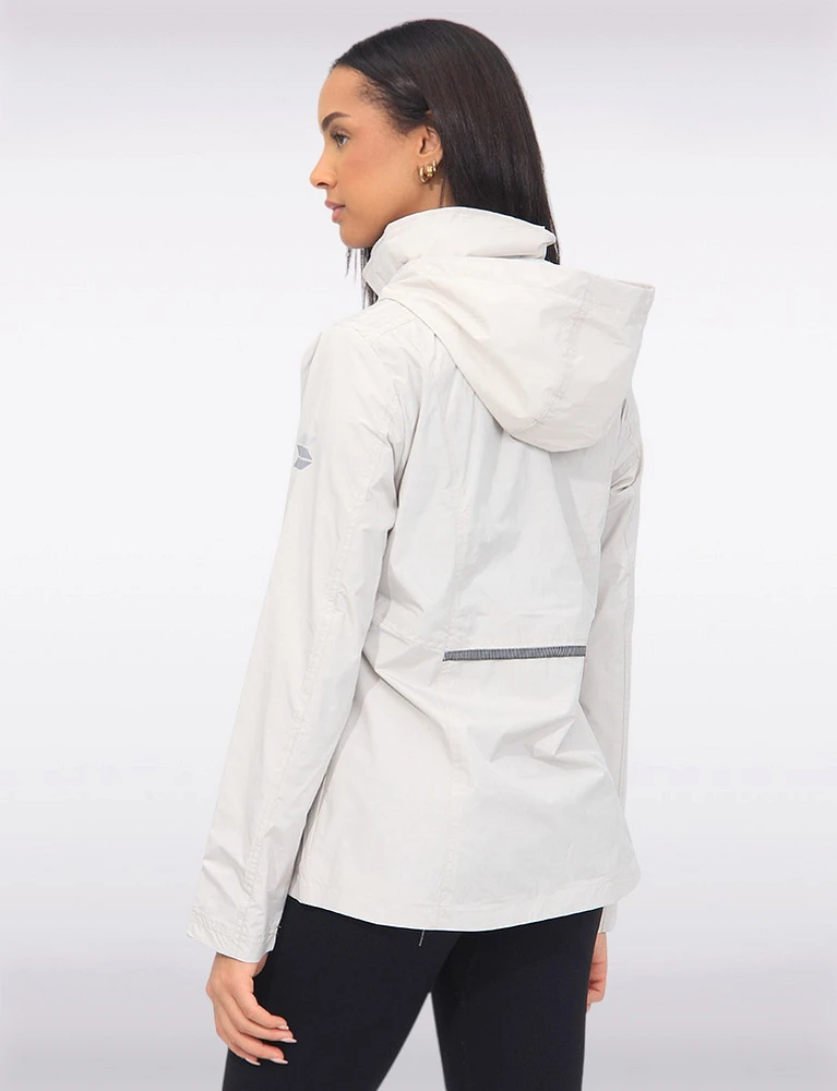 Vegan ActivTech® Hooded Windbreaker With Inner Bib by Saki Sport