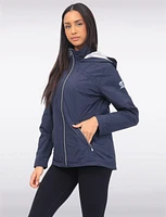 Vegan ActivTech® Hooded Windbreaker With Inner Bib by Saki Sport