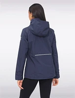Vegan ActivTech® Hooded Windbreaker With Inner Bib by Saki Sport