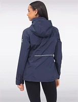 Vegan ActivTech® Hooded Windbreaker With Inner Bib by Saki Sport