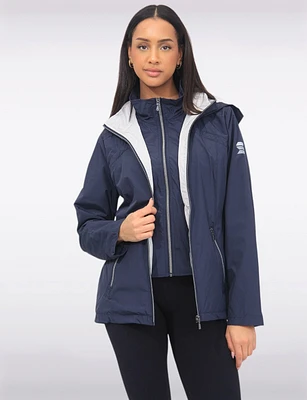Vegan ActivTech® Hooded Windbreaker With Inner Bib by Saki Sport