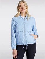 Active Softshell Hooded & Lined Windbreaker with Drawstring Hem by Free Country