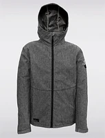 Vegan Ultralight Hybrid Shell Hooded Rain Jacket  by Point Zero