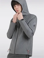 Vegan Ultralight Hybrid Shell Hooded Rain Jacket  by Point Zero