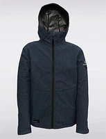 Vegan Ultralight Hybrid Shell Hooded Rain Jacket  by Point Zero