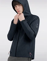 Vegan Ultralight Hybrid Shell Hooded Rain Jacket  by Point Zero