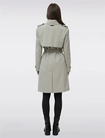 Two-in-One Semi-Fitted Classic Long Trench Coat by Sicily