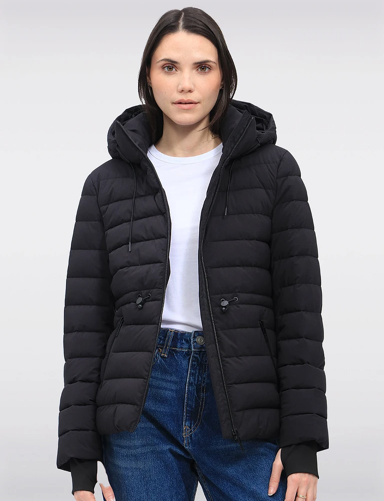 Lightweight Semi-Fitted Water-Repellent Warm Puffer by Sicily