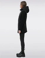 Mid-Length Lightweight Quilted Neoprene Sleeve Jacket by Sicily