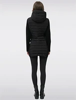 Mid-Length Lightweight Quilted Neoprene Sleeve Jacket by Sicily