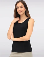 Versatile Classic Solid Camisole with Round Neck by GWV