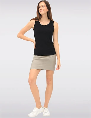 Versatile Classic Solid Camisole with Round Neck by GWV