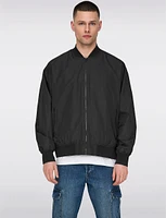 Men's Lightweight Active Weather-Resistant Bomber Jacket by Only