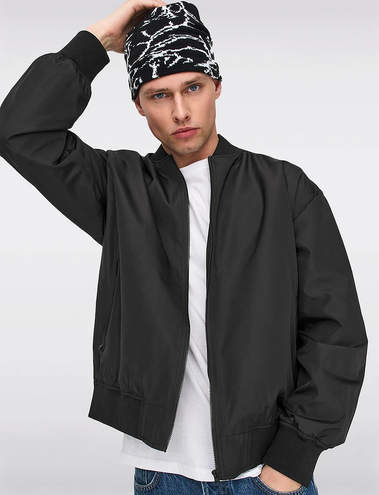 Men's Lightweight Active Weather-Resistant Bomber Jacket by Only