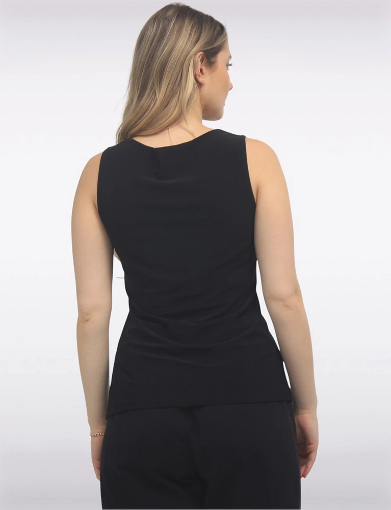 Versatile Basic Round Neck Tank Top By Amani Couture