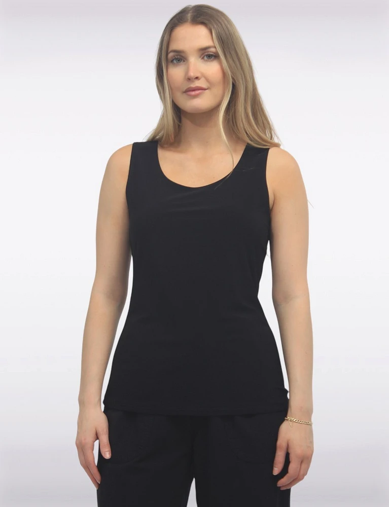 Versatile Basic Round Neck Tank Top By Amani Couture