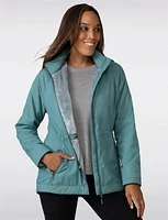 Weather-Resistant Sherpa Lined Drawstring Waist Recycled Anorak by Free Country
