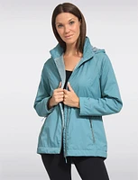 Weather-Resistant Sherpa Lined Drawstring Waist Recycled Anorak by Free Country